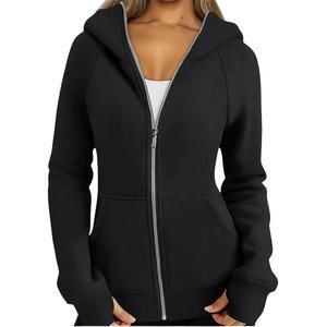 NEW WHOLESALESIR zip-up hoodie in black